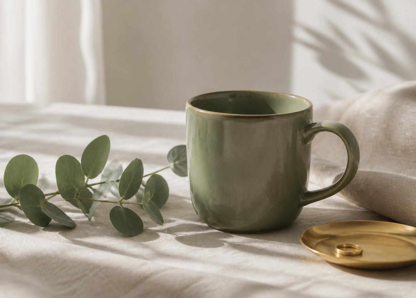 A quiet, warm space with soft light